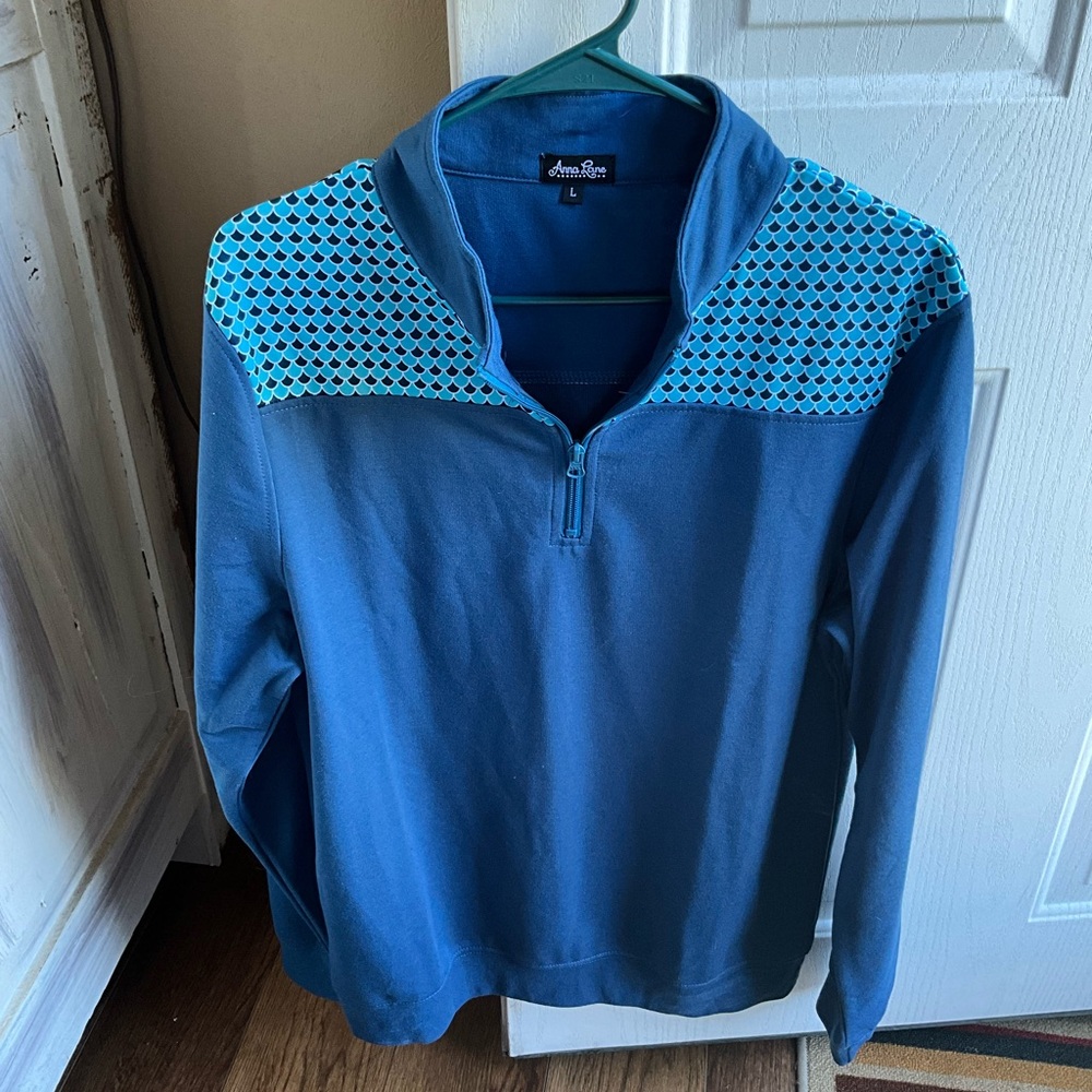 Anna Lane large ladies 1/4 zip